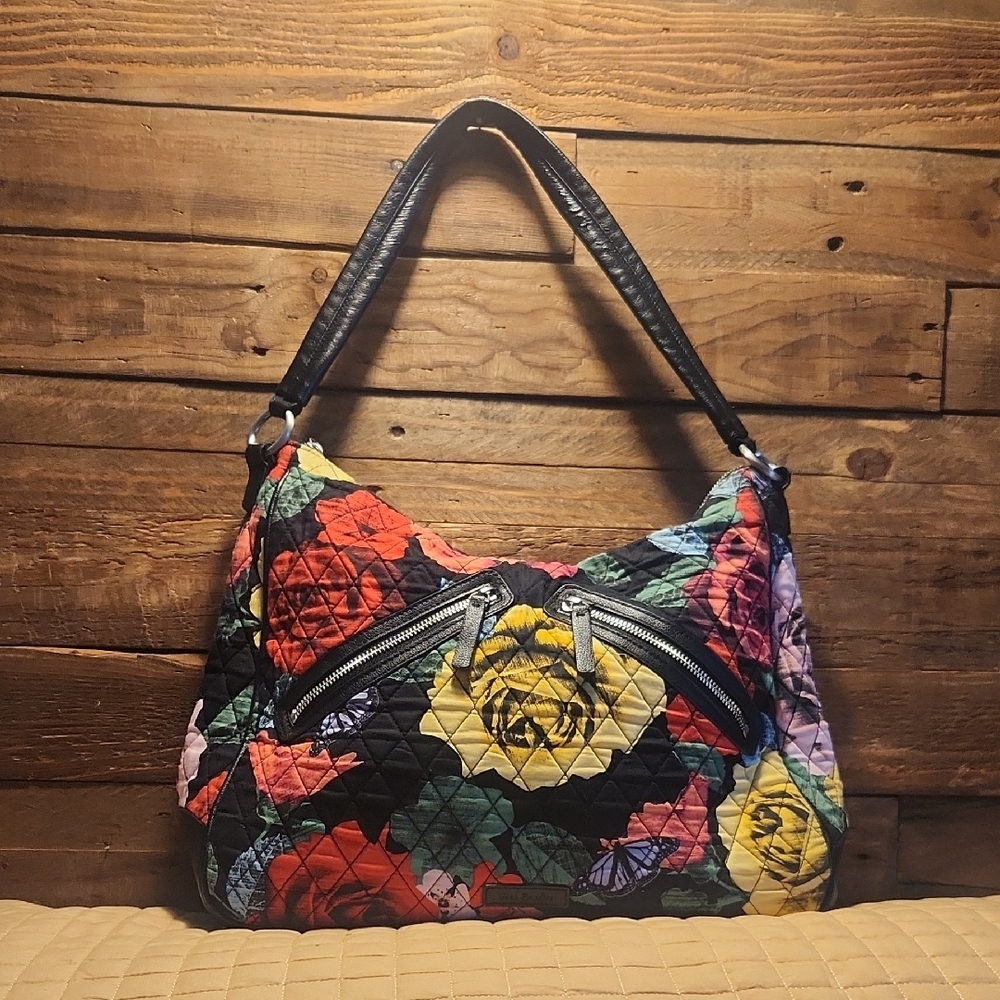 Vera Bradley Havana Rose Vivian Hobo Bag